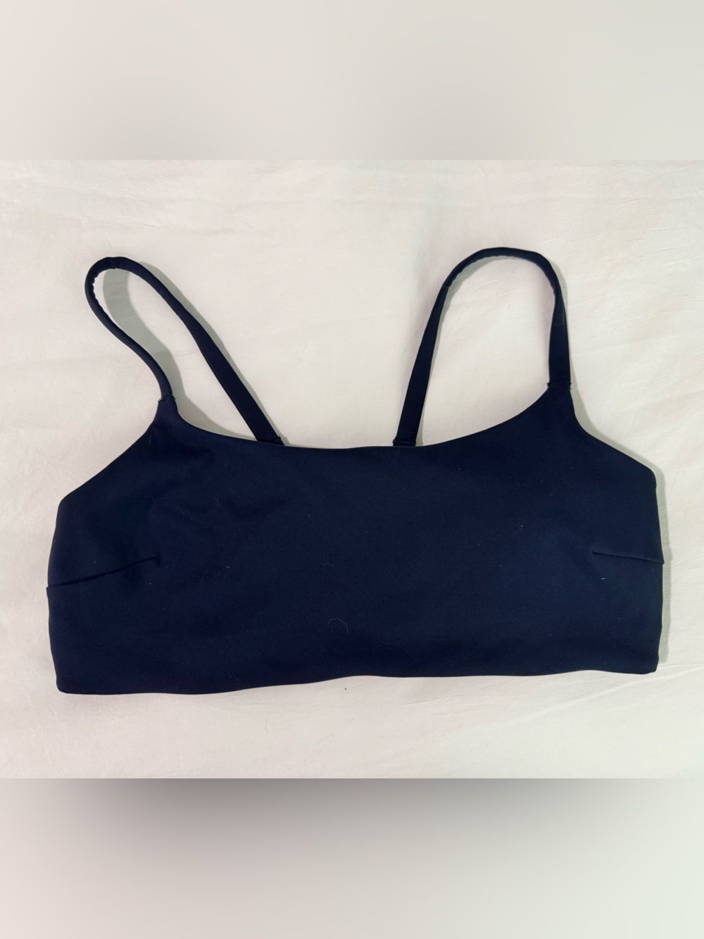Lululemon Navy Wunder Train Strappy Racer Bra light support, C cup